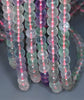 7mm Rainbow Fluorite Gemstone Grade A Round Loose Beads 15.5 inch Full Strand (90187760-686)