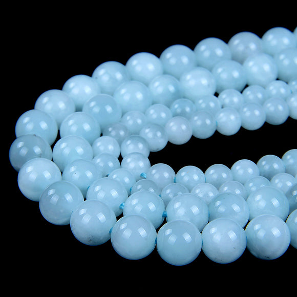 Rare Garnierite Green Blue Moonstone Gemstone Grade AAA Round 4MM 6MM Loose Beads (A298)