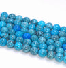 8mm Blue Crazy Lace Jasper Gemstone Blue Round Loose Beads 7.5 inch Half Strand (80005847 H-M27)