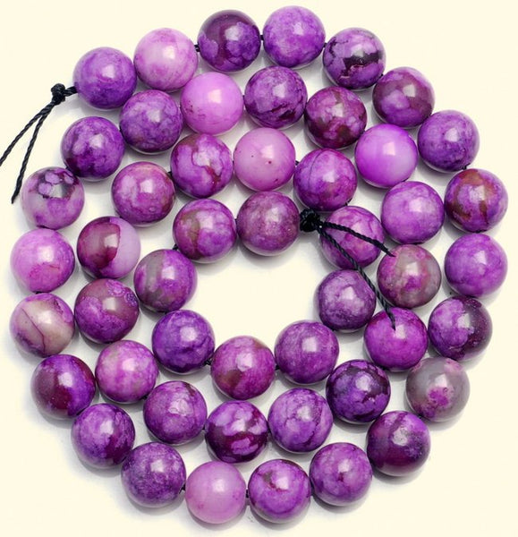 6mm Sugilite Gemstone Light Purple Violet Round Loose Beads 15.5 inch Full Strand (90184554-842)