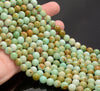 8MM Genuine Mongolia Turquoise Gemstone Grade AAA Round Loose Beads 7.5 Inch Half Strand (80007280 H-A252)