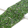 Natural Chrome Diopside Gemstone Grade A Micro Faceted Round 2MM 3MM Loose Beads 15 inch Full Strand (P53)