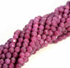 2mm Genuine Ruby Gemstone Grade AAA Micro Faceted Round Loose Beads 15.5 Inch Full Strand (80007310-A254)