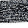 4X2MM Black Labradorite Larvikite Gemstone Heishi Discs beads Loose Beads (P16)