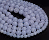 Chalcedony Blue Lace Agate Gemstone Grade AAA Round 6mm 7mm 8mm 10mm Loose Beads 15.5 inch Full Strand (A271)