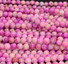 6mm Pink Blue Sea Sediment Imperial Jasper Gemstone Round Loose Beads 16 Inch Full Strand (80007339-A256)