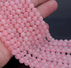 6MM Pink Rose Quartz Gemstone Round 6MM Loose Beads 15.5 inch Full Strand (90164213-75)