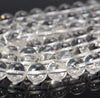 7mm Clear Quartz Rock Crystal Gemstone Grade AB Round Loose Beads 15.5 inch Full Strand (90187685-692)