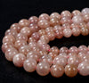 Natural Strawberry Quartz Light Gemstone Grade A Round 6MM 8MM 10MM Loose Beads (D130)