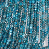 3mm Apatite Gemstone Grade AA Fine Faceted Round 3mm Loose Beads 15.5 inch Full Strand (80004495-854)