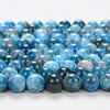 Natural Apatite Gemstone Grade A Round 5MM 6MM 7MM 8MM 10MM 12MM Loose Beads (D135)