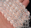 10mm White Rock Crystal Quartz Gemstone Grade AAA Faceted Round Loose Beads 15.5 inch Full Strand (90187645-697)