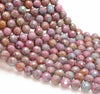 10mm Genuine Ruby Apatite Gemstone Grade Aaa Micro Faceted Round Loose Beads 7.5 Inch Half Strand (80007344 H-A256)