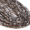 2MM Smoky Quartz Gemstone Nugget Cube Loose Beads 15.5 inch Full Strand (80008879-P13)