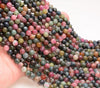 6mm Multi Color Tourmaline Gemstone Grade AAA Round Loose Beads 7.5 Inch Half Strand (80007324-A254)