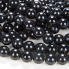 Natural Black Tourmaline Gemstone Grade A Round 6MM 8MM 10MM 12MM Loose Beads (D69)